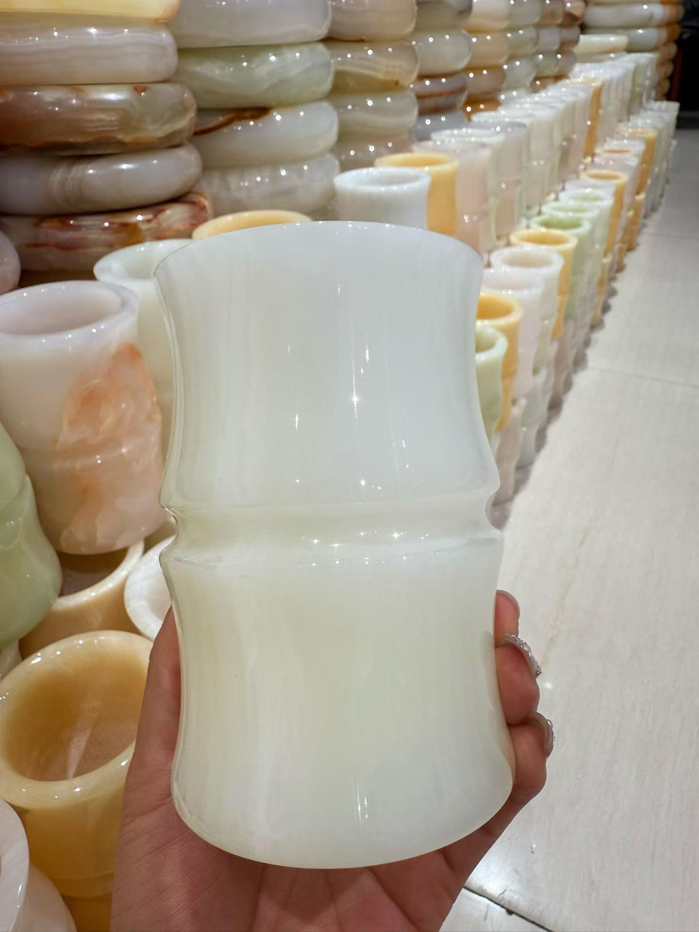 Pen Holder Made of Natural Jade