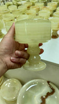 Candle Holder Crafted from Natural Jade