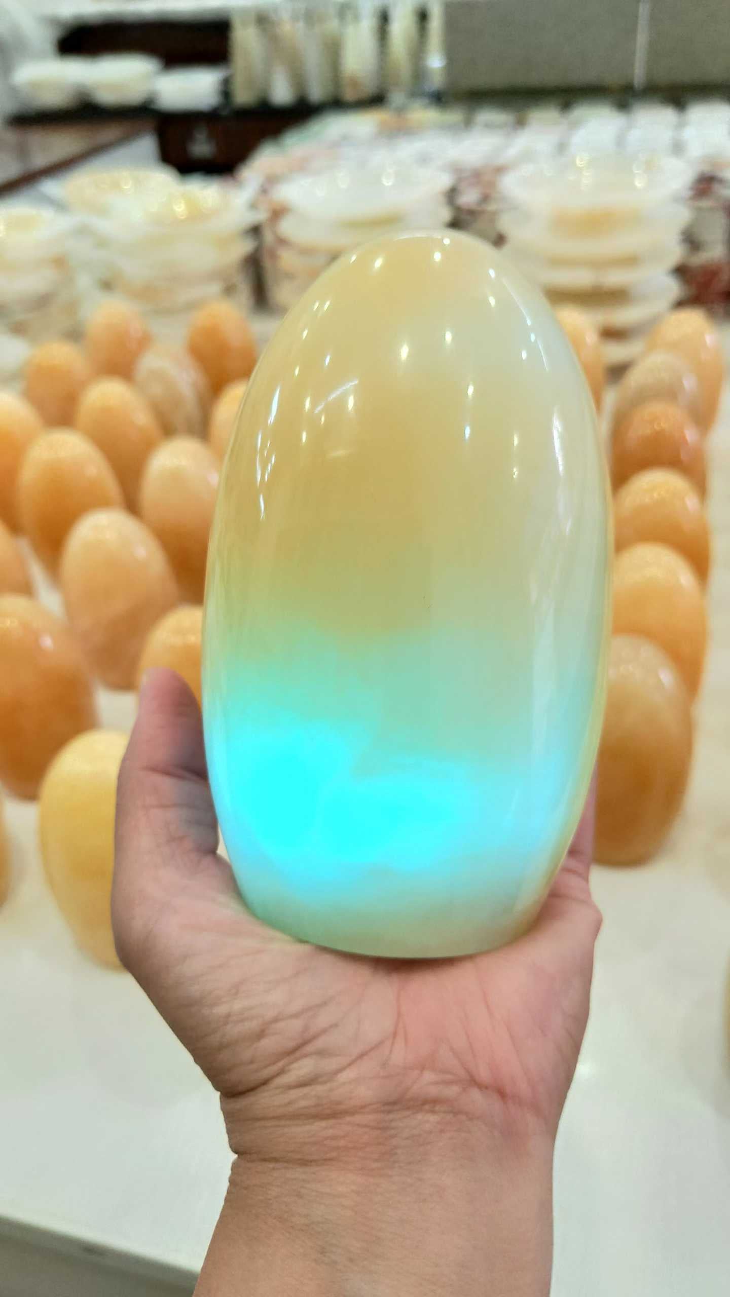 Mini Golden Egg Tap Sensor Night Light
