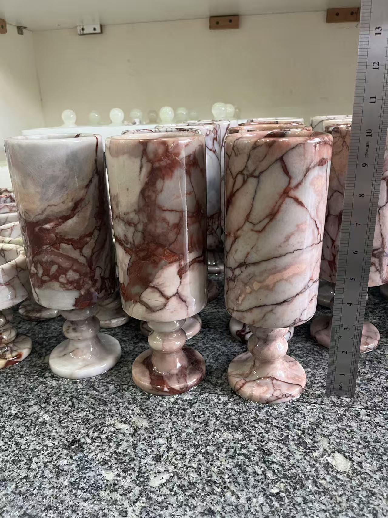 stone candlestick
