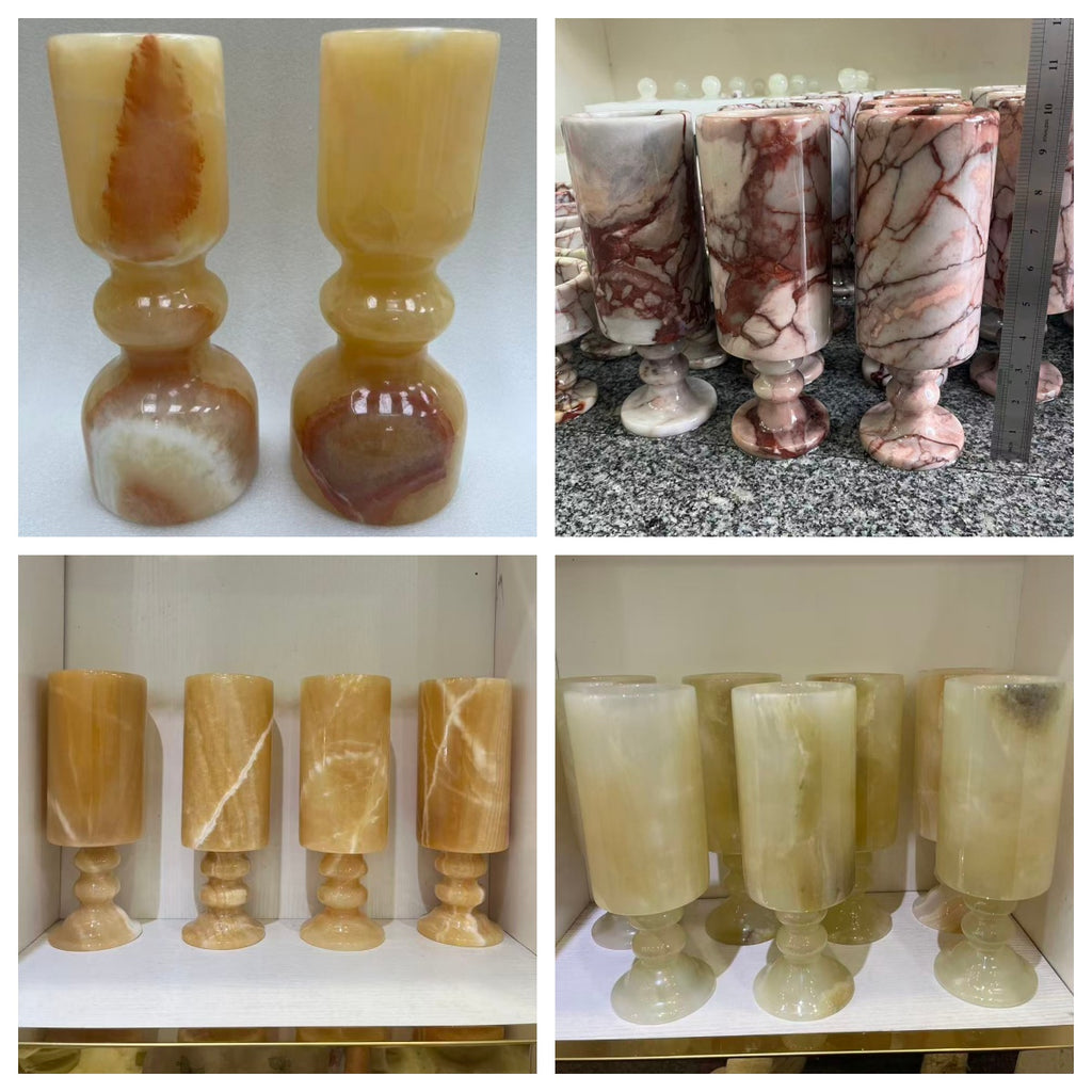 stone candlestick