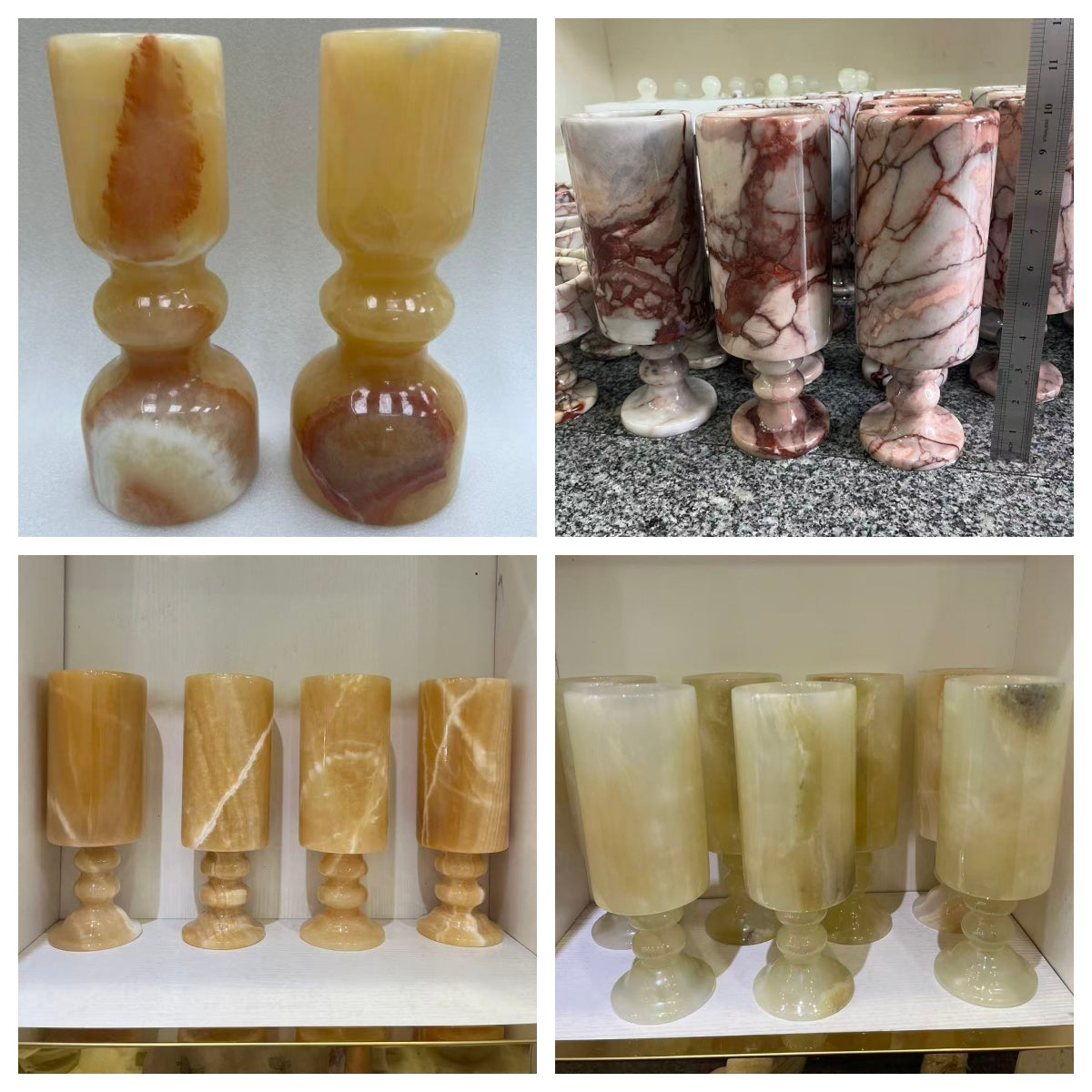 stone candlestick