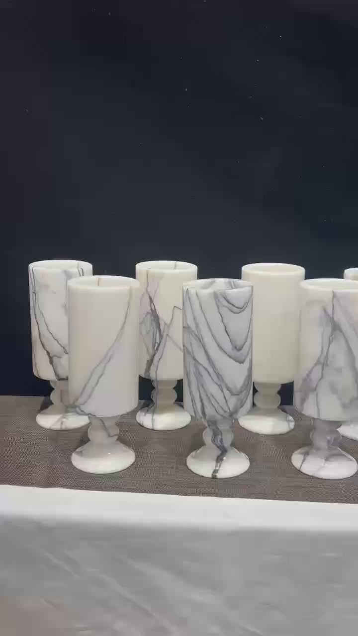 Pedestal Marble Vase